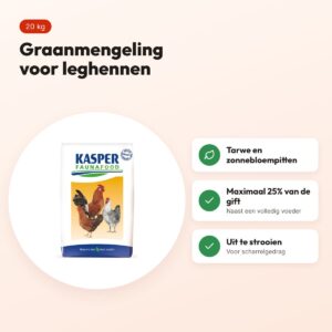 Kasper Faunafood Multigraan pluimvee 20 kg – graanmengeling voor leghennen – voordelen