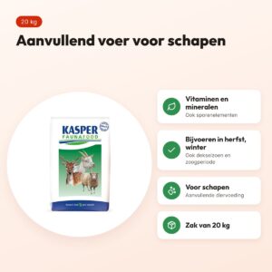 Kasper Faunafood schapenkorrel onderhoud 20 kg – aanvullend schapenvoer – voordelen