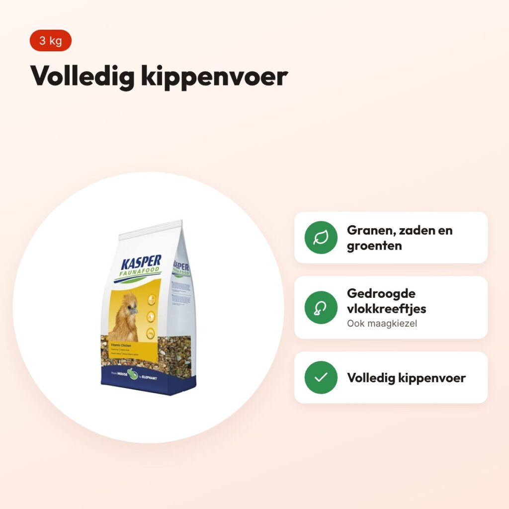 Kasper Faunafood Vitamix kippenvoer 3 kg – met granen en zaden – voordelen