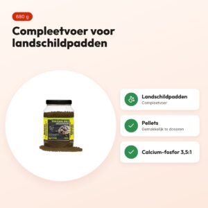 Komodo schildpadvoer Banaan 680 g – pellets – voordelen