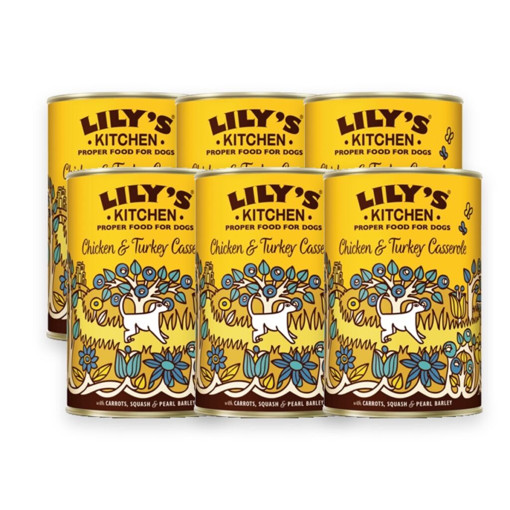 Lily's Kitchen hondenvoer Chicken/Turkey Casserole 6 x 400 g – graanvrij