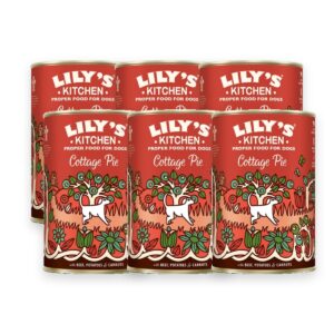 Lily's Kitchen hondenvoer Cottage Pie 6 x 400 g – natvoer met rund