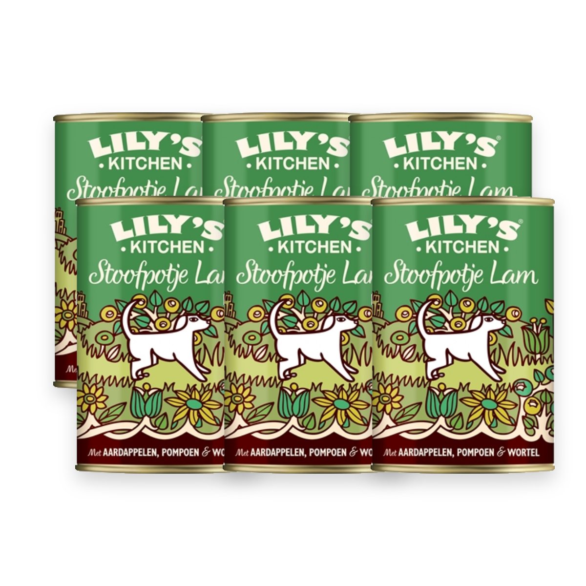 Lily's Kitchen hondenvoer Lamb Hotpot 6 x 400 g – natvoer met 60% lam