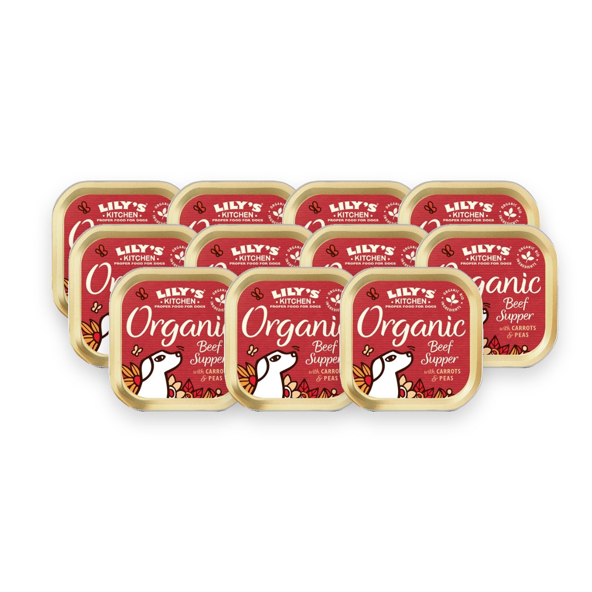 Lily's Kitchen hondenvoer Organic Beef Supper 11 x 150 g – natvoer