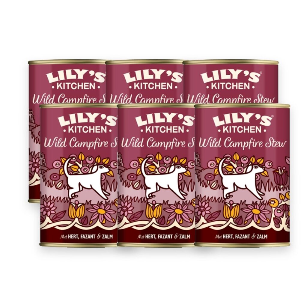 Lily's Kitchen hondenvoer Wild Campfire Stew 6 x 400 g – hert, fazant, zalm