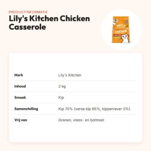 Lily's Kitchen kattenvoer Cat Chicken Casserole 2 kg – graanvrij – productinformatie
