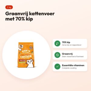 Lily's Kitchen kattenvoer Cat Chicken Casserole 2 kg – graanvrij – voordelen
