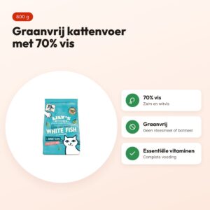 Lily's Kitchen kattenvoer Fisherman's Feast Vis 800 g – graanvrij – voordelen