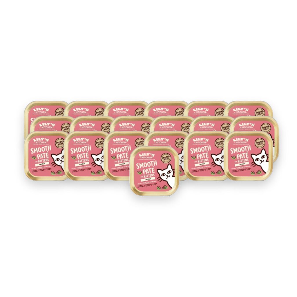 Lily's Kitchen Kitten Smooth Paté kip 19 x 85 g – graanvrij natvoer
