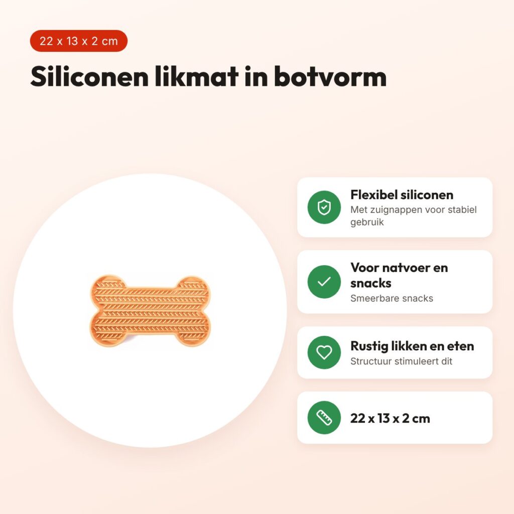 Martin likmat bot Geel 22 x 13 x 2 cm – siliconen, met zuignappen – voordelen