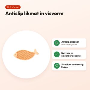 Martin likmat vis siliconen geel 28,5 x 14 x 1 cm – antislip – voordelen