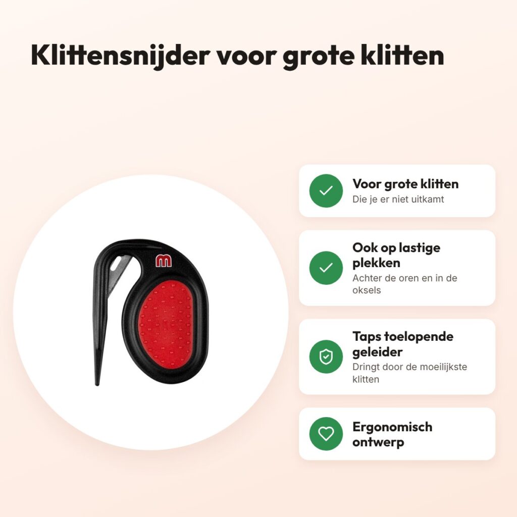 Mikki Classic Matt Splitter klittensnijder voor honden – ergonomisch – voordelen