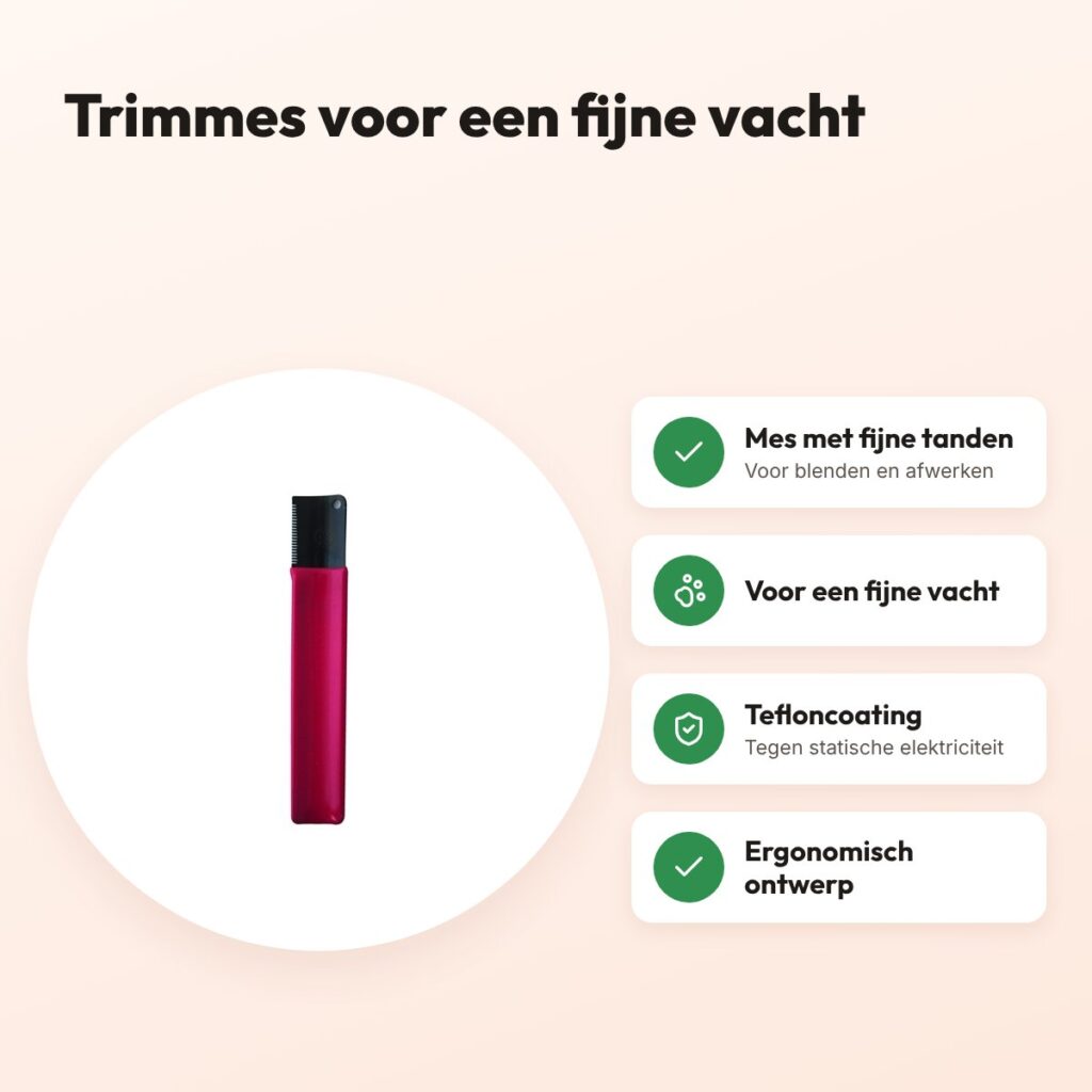 Mikki Classic trimmes fijne vacht – ergonomisch, fijne tanden – voordelen