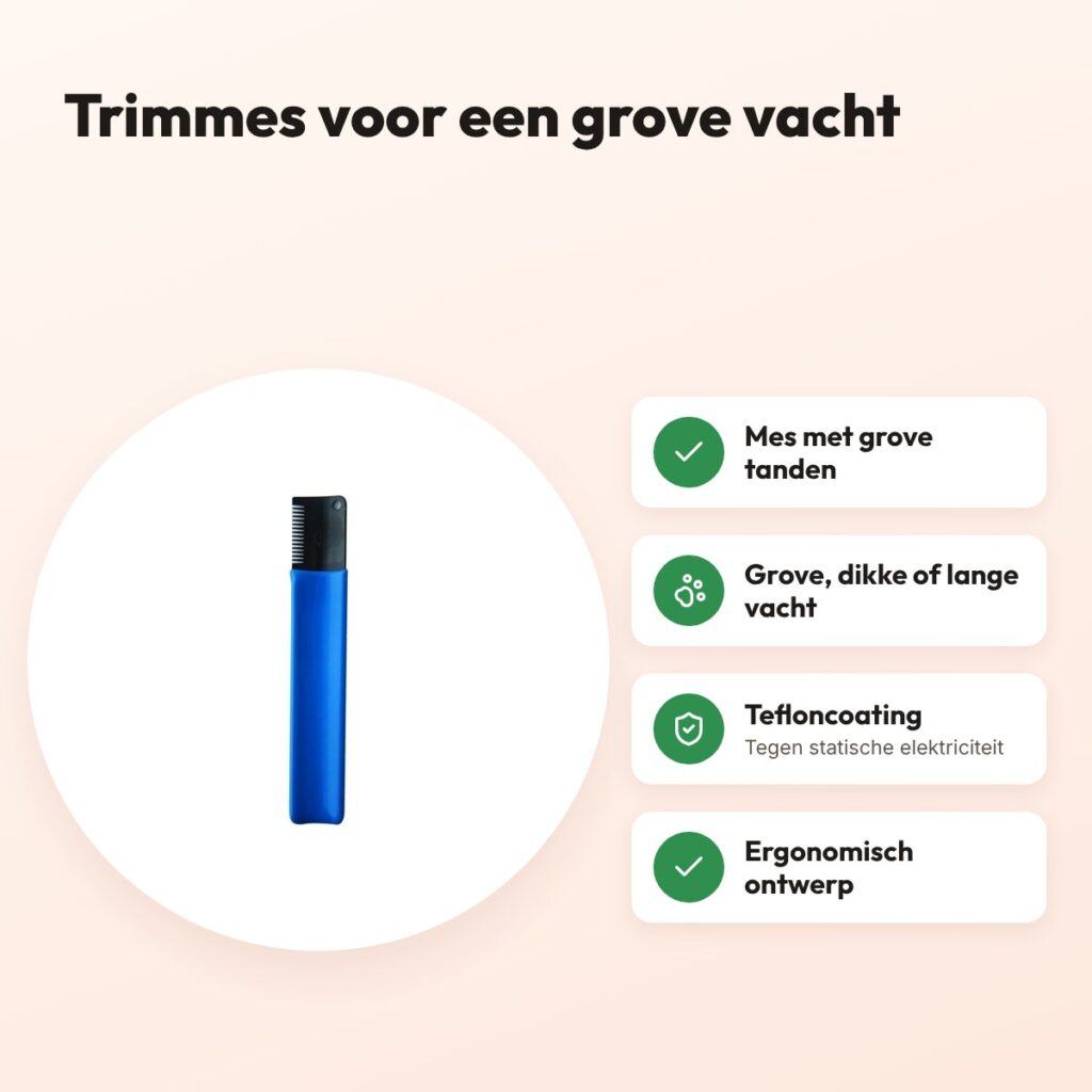 Mikki Classic trimmes grove vacht – ergonomisch, grove tanden – voordelen