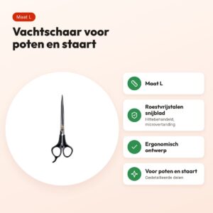 Mikki Classic vachtschaar L – ergonomisch, roestvrij staal – voordelen