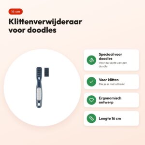 Mikki Doodle De-Matter klittenverwijderaar 16 cm – voordelen