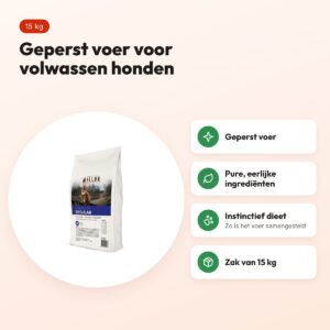 Millor hondenvoer Premium Pressed Adult Regular 15 kg – voordelen