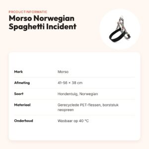 Morso hondentuig Norwegian Spaghetti Incident 41-56 x 38 cm – productinformatie