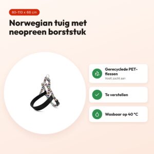 Morso hondentuig Norwegian Spaghetti Incident 80-110 x 66 cm – voordelen