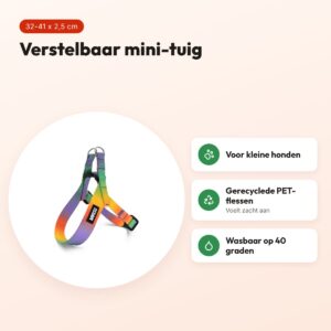 Morso mini hondentuig Spring Blossom 32-41 x 2,5 cm – voor kleine honden – voordelen