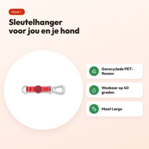 Morso sleutelhanger Key Cord Gerecycled Lipstick roze L – voordelen