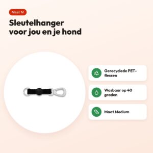 Morso sleutelhanger Key Cord Gerecycled Pureness zwart M – voordelen