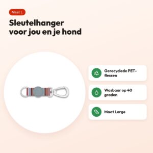 Morso sleutelhanger Key Cord Gerecycled Skyline rood/roze L – voordelen