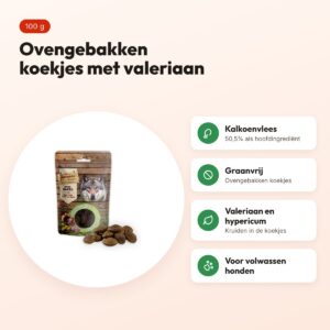 Natural Greatness Calming Support oven baked biscuits 100 g – kalmerend – voordelen