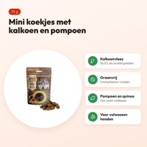 Natural Greatness Digestive Support oven baked biscuits mini 75 g – voordelen