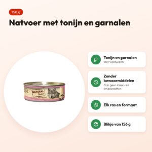 Natural Greatness hondenvoer tonijnfilet en garnalen 156 g – voordelen