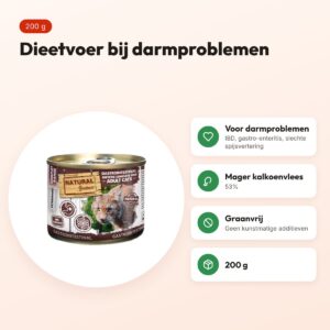 Natural Greatness kattenvoer Gastrointestinal Dietetic 200 g – graanvrij – voordelen