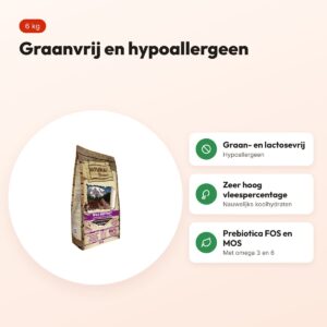 Natural Greatness kattenvoer Wild Instinct 6 kg – graanvrij, hypoallergeen – voordelen