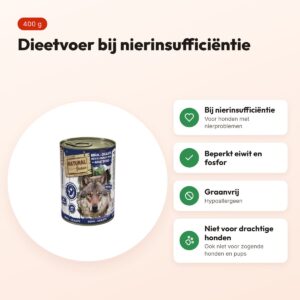 Natural Greatness Veterinary Diet hondenvoer Renal Oxalate Adult 400 g – voordelen