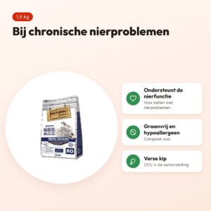 Natural Greatness Veterinary Diet kattenvoer Renal Oxalate 1,5 kg – voordelen