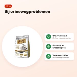 Natural Greatness Veterinary Diet kattenvoer Struvite 1,5 kg – voordelen