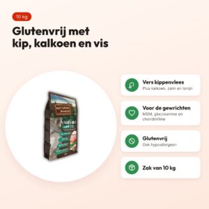 Natural Woodland hondenvoer 4 Tastes Diet 10 kg – glutenvrij, hypoallergeen – voordelen