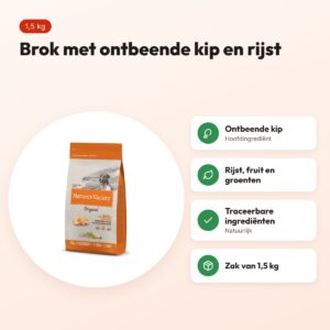Nature's Variety hondenvoer Original Adult Mini kip 1,5 kg – voordelen
