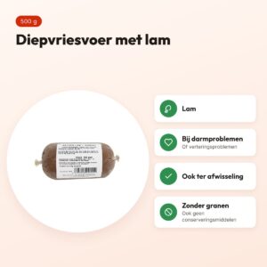 Naturis lam hondenvoer 500 g – diepgevroren – voordelen