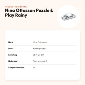 Nina Ottosson Puzzle & Play Rainy Day kattenpuzzel 39 x 24 cm – productinformatie