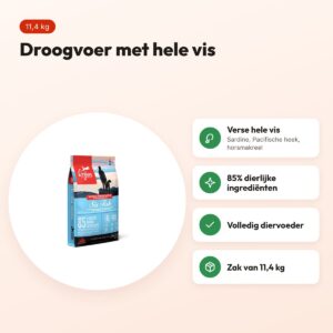 Orijen hondenvoer Whole Prey 6 Fish 11,4 kg – droogvoer met vis – voordelen