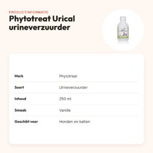 Phytotreat Urical urineverzuurder 250 ml – voor honden en katten – productinformatie