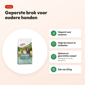 Prins hondenvoer Procare Senior 20 kg – geperst – voordelen