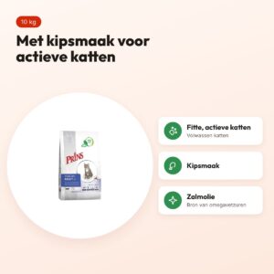 Prins kattenvoer Vital Care Adult Fit 10 kg – kipsmaak – voordelen