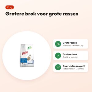 Prins kattenvoer Vital Care Adult Maxi 10 kg – grotere brok – voordelen