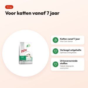 Prins kattenvoer Vital Care Senior 10 kg – voor katten vanaf 7 jaar – voordelen