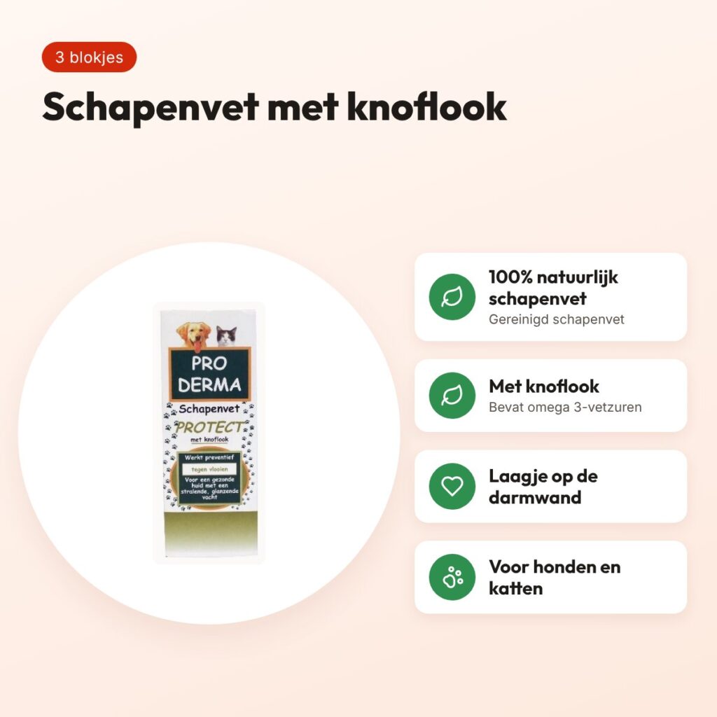 Proderma schapenvet protect met knoflook en omega 3 – 3 stuks – voordelen