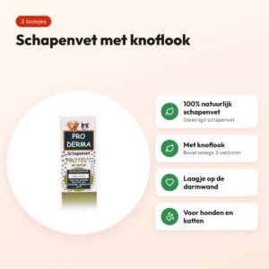Proderma schapenvet protect met knoflook en omega 3 – 3 stuks – voordelen