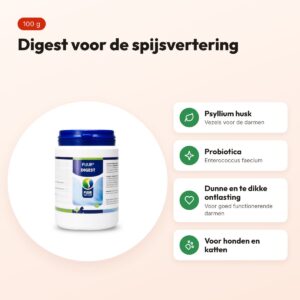 Puur Natuur Digest spijsvertering 100 g – hond en kat – voordelen