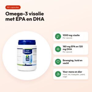Puur Natuur Puur Omega-3 visolie 90 capsules – EPA en DHA – voordelen