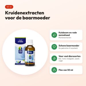 Puur Natuur Utero 50 ml – kruidenextracten voor een schone baarmoeder – voordelen